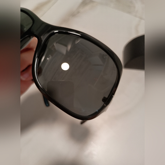 PradaPlastic Oversize Sunglasses Black - Picture 8 of 16